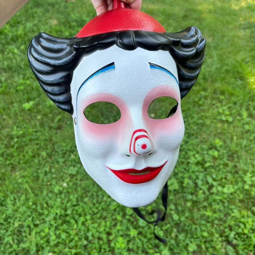 Cirque du Soleil Quidam Clown Mask Red Hair Wig Authentic Show Souvenir